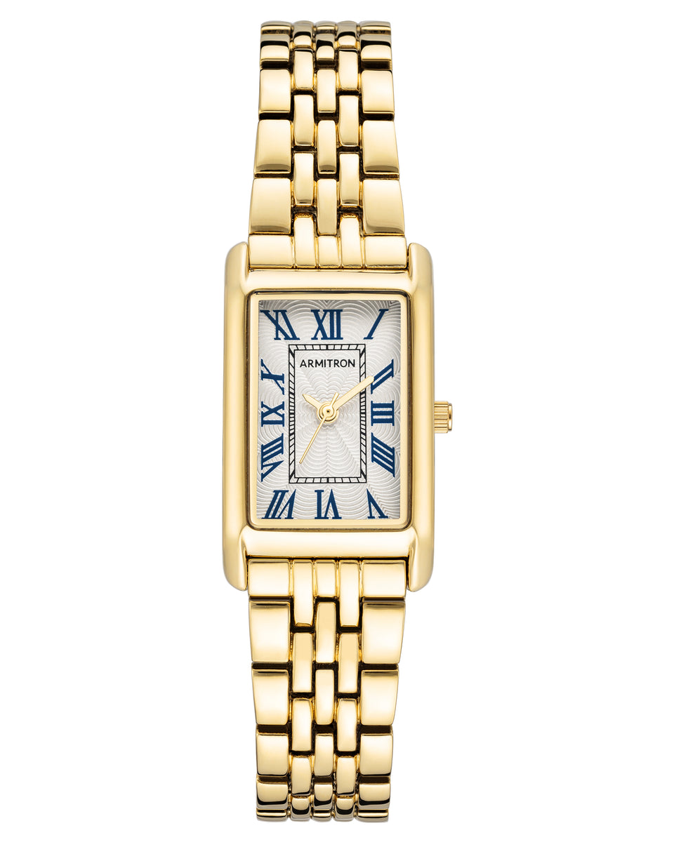 Tilly 20mm Yellow Gold Gold Rectangle Watches Armitron