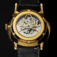 Thumbnail for Blueprint™ | 42mm, Black/Gold/Leather