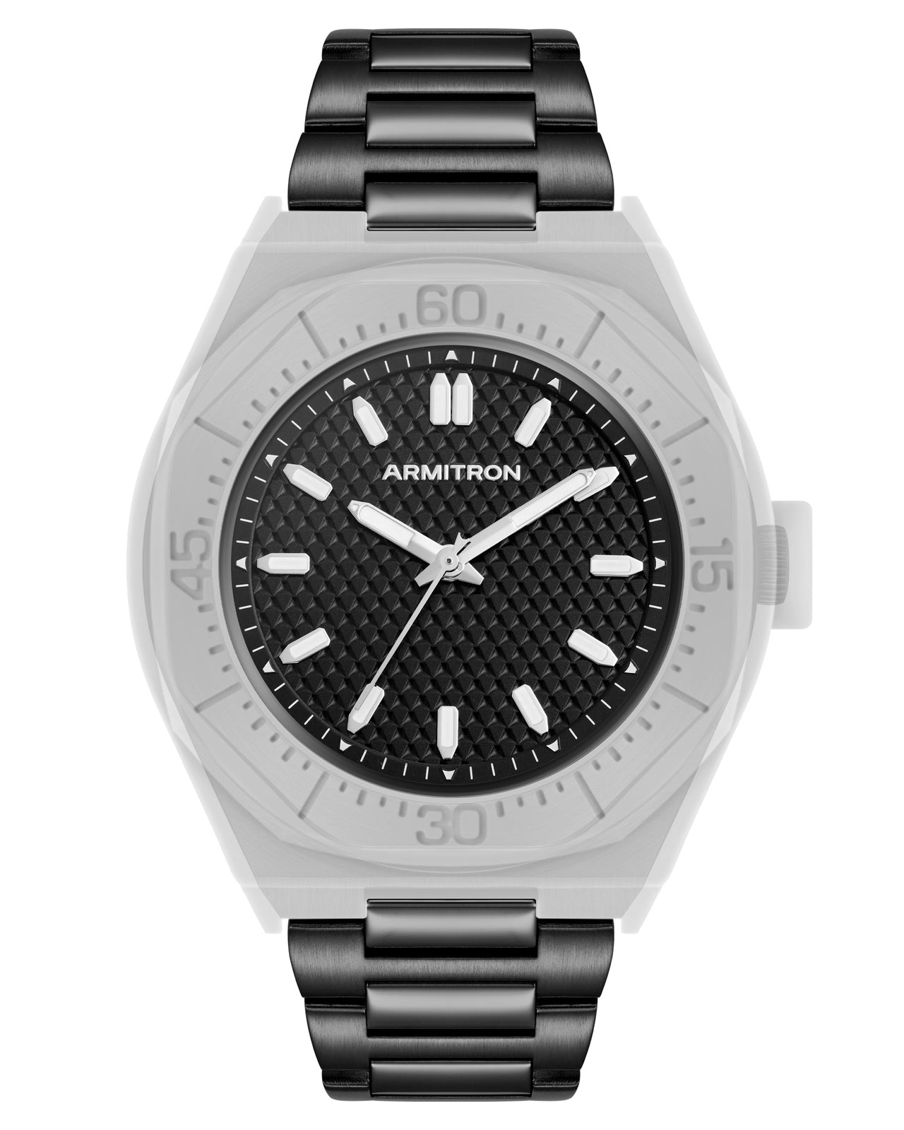 Jack™ | 44mm, Black | Stainless Steel Watches with Cover