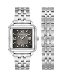 Thumbnail for Titan Watch & Bracelet Set | 34mm, Silver