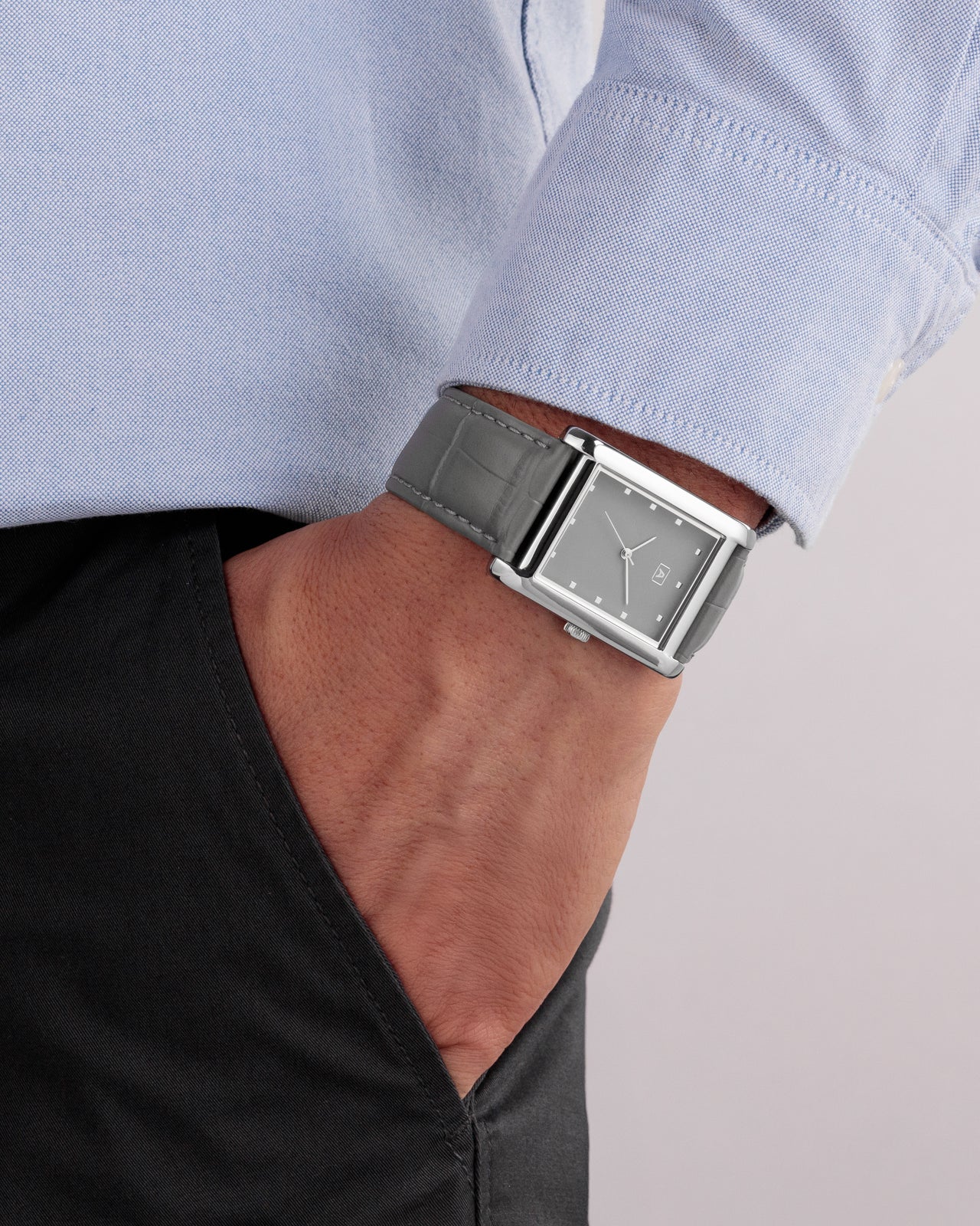 Graham™ | 32mm, Silver/Gray-Men-Armitron