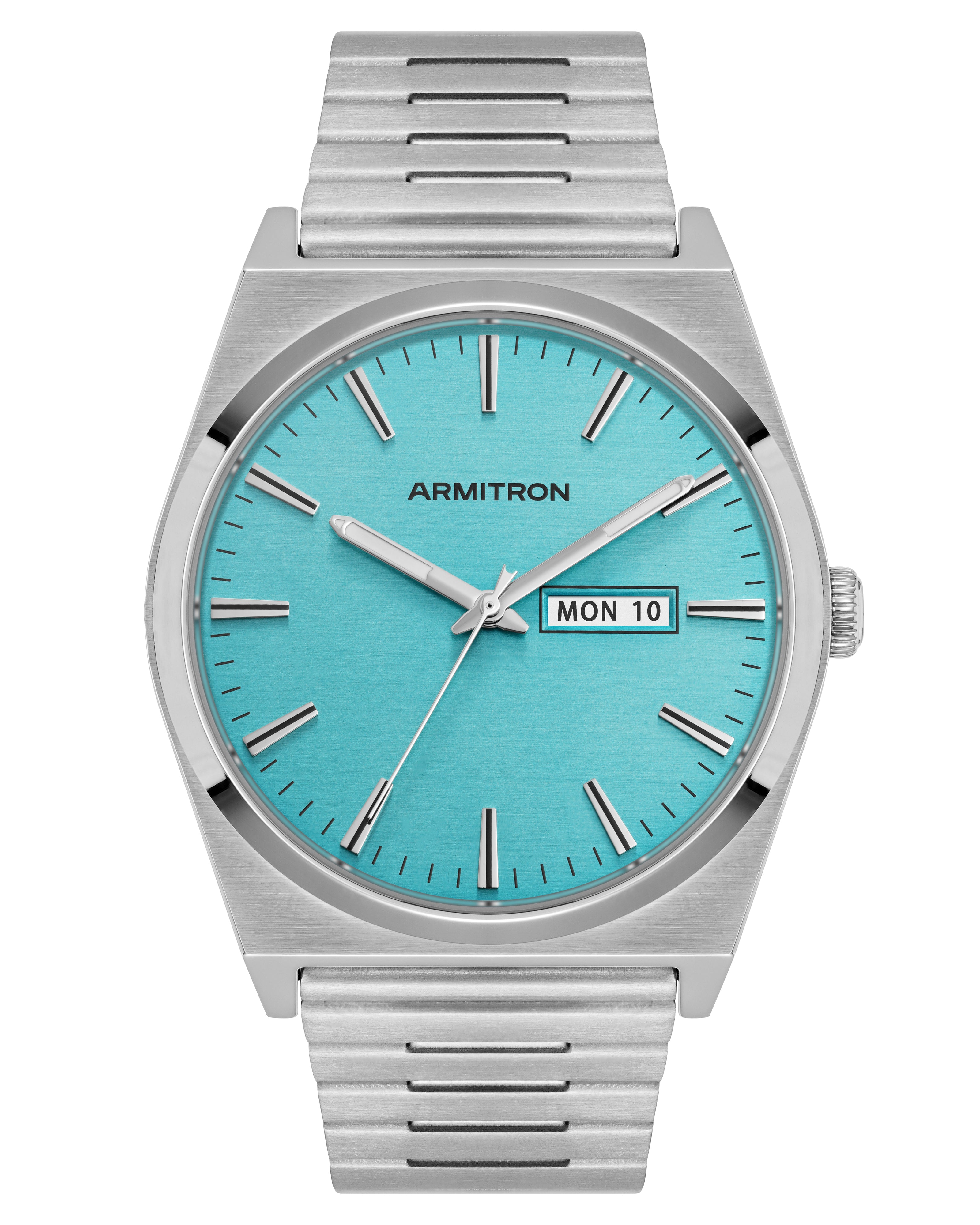 1975™ | 40mm, Aqua/Silver-Men-Armitron