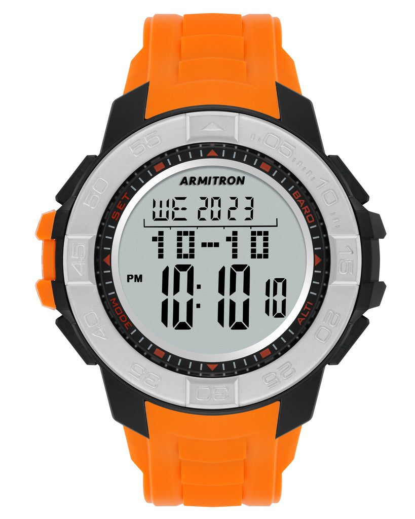 Apex 50mm Orange Orange Round Watches Armitron