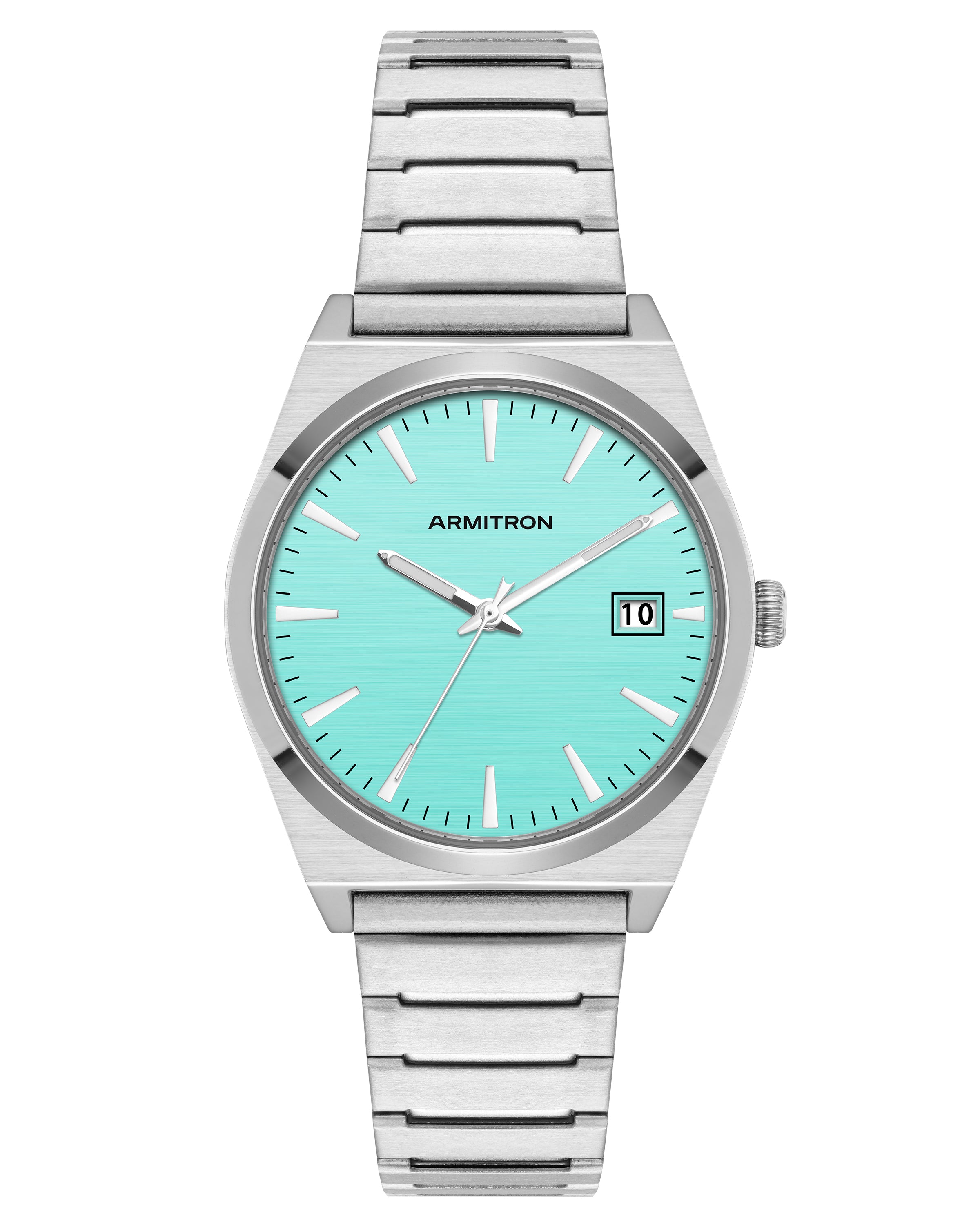 1975™ | 34.5mm, Aqua/Silver-Women-Armitron