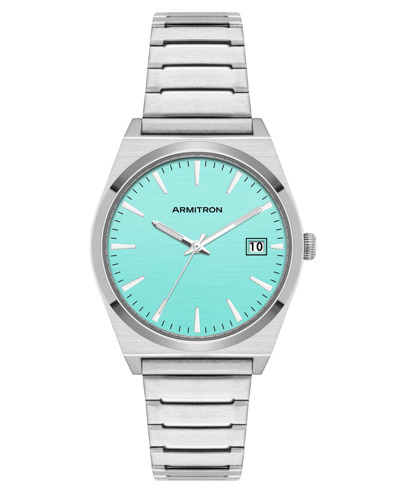 1975™ | 34.5mm, Aqua/Silver-Women-Armitron