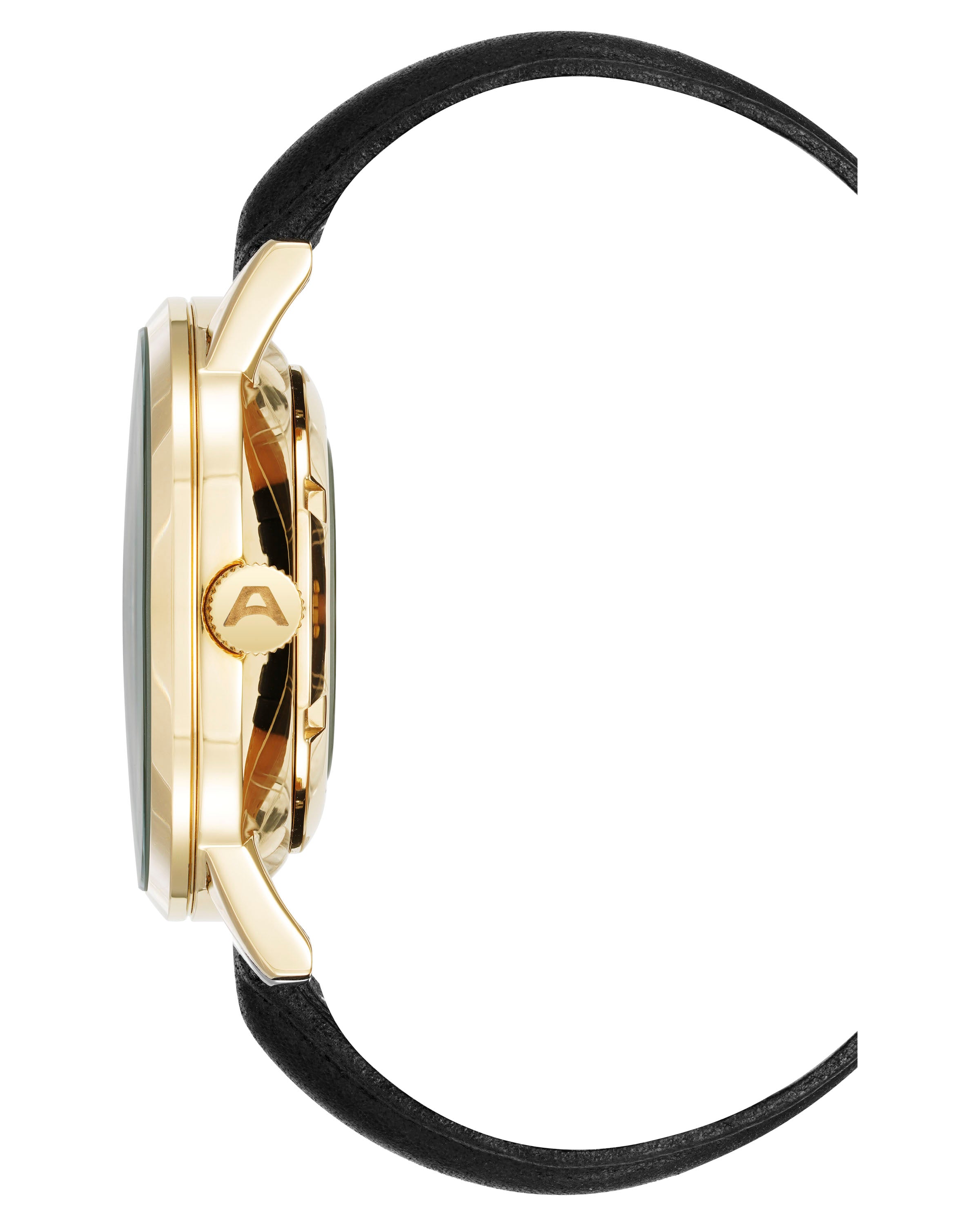 Blueprint & Heart Bangle | Black & Gold