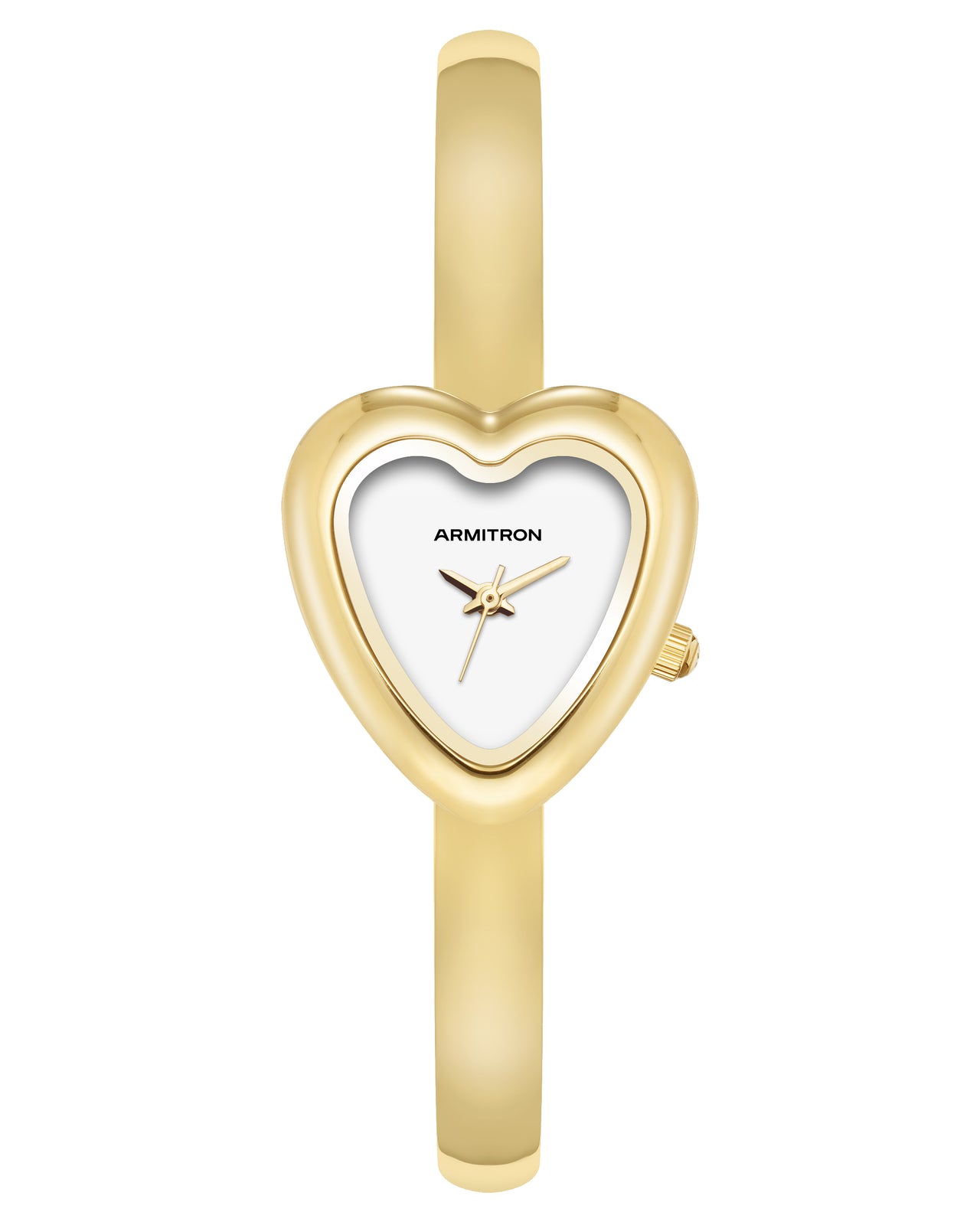 Heart Bangle™ | 24.9mm, Gold/White