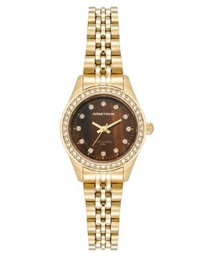 Miles & Minnie Stone Dial | Tan & Gold