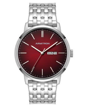 Miles™ | 42mm, Burgundy/Silver