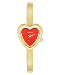 Thumbnail for Heart Bangle™ | 24.9mm, Gold/Red