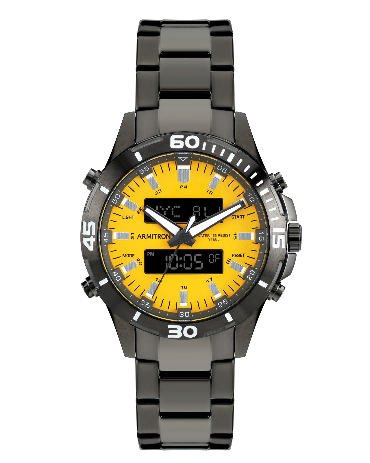 Goldfinch 45mm Black Yellow Men s Watches by Armitron