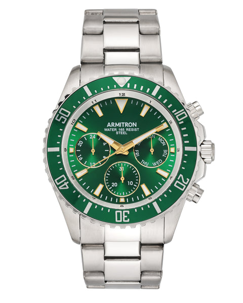 Atlas™ | 45mm, Silver/Green – Armitron