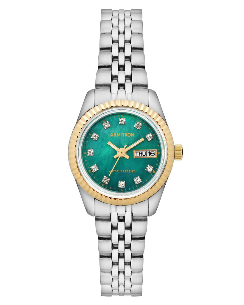 Armitron swarovski outlet crystal accented watch