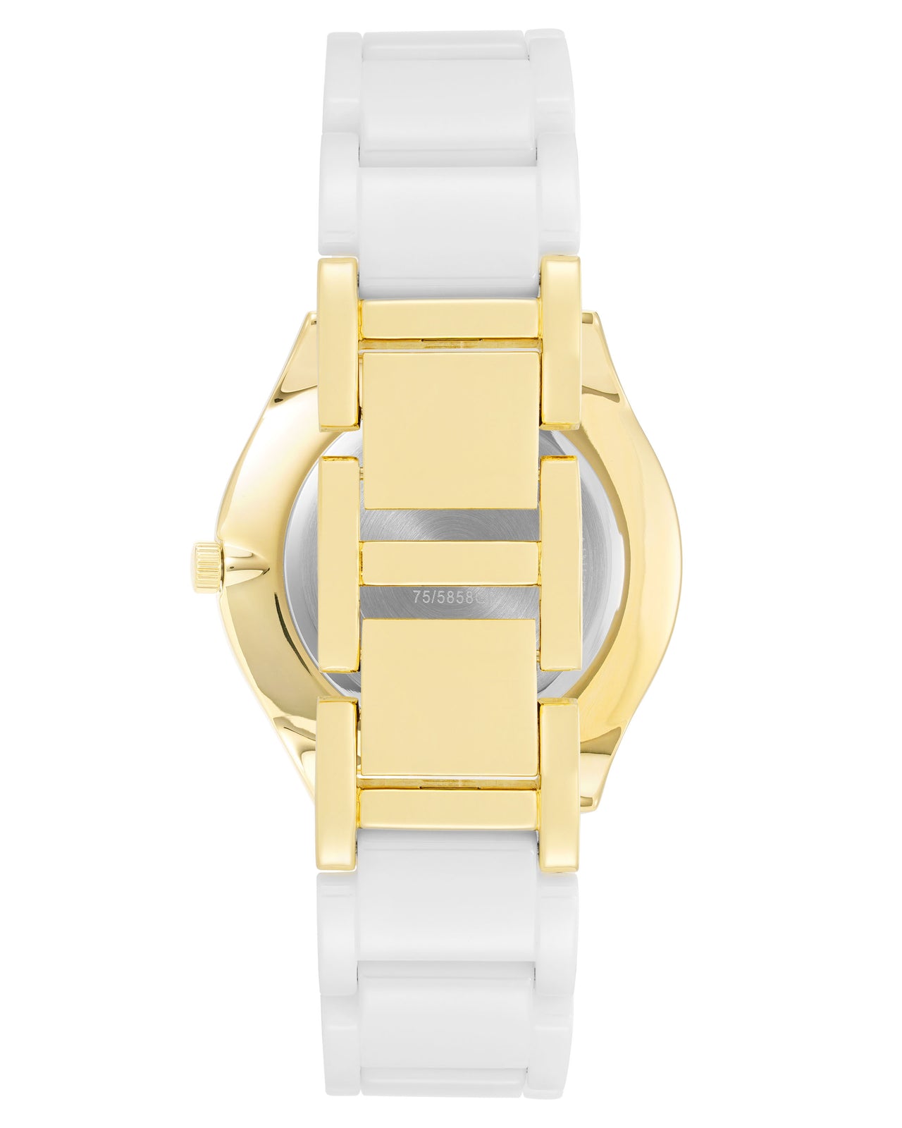 Armitron Jalyn 36mm White Ceramic Gold