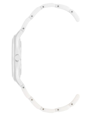 Jalyn™ | 36mm, White Ceramic/Silver