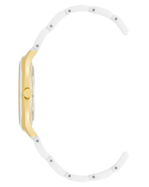 Jalyn™ | 36mm, White Ceramic/Gold