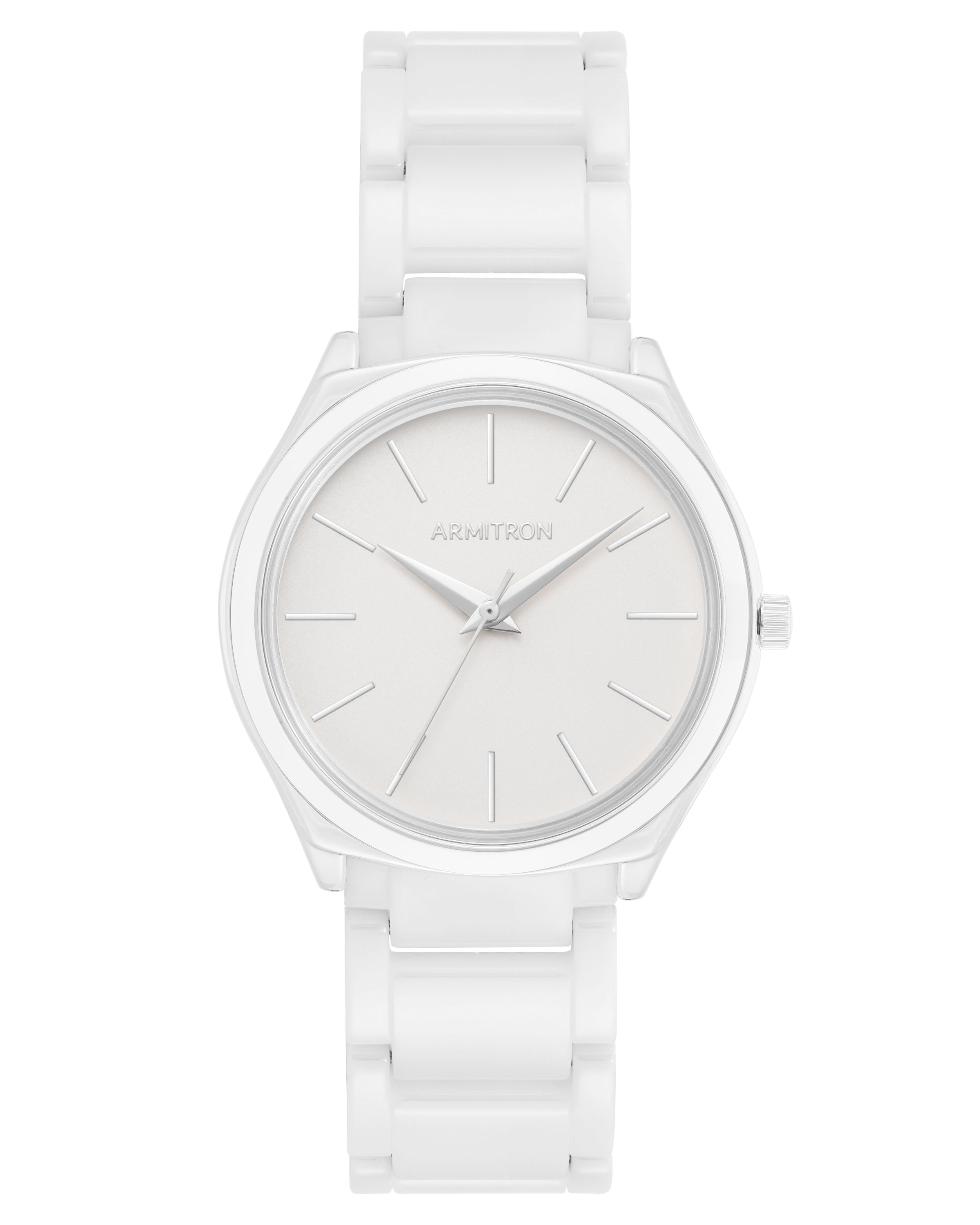 Jalyn™ | 36mm, White Ceramic/Silver